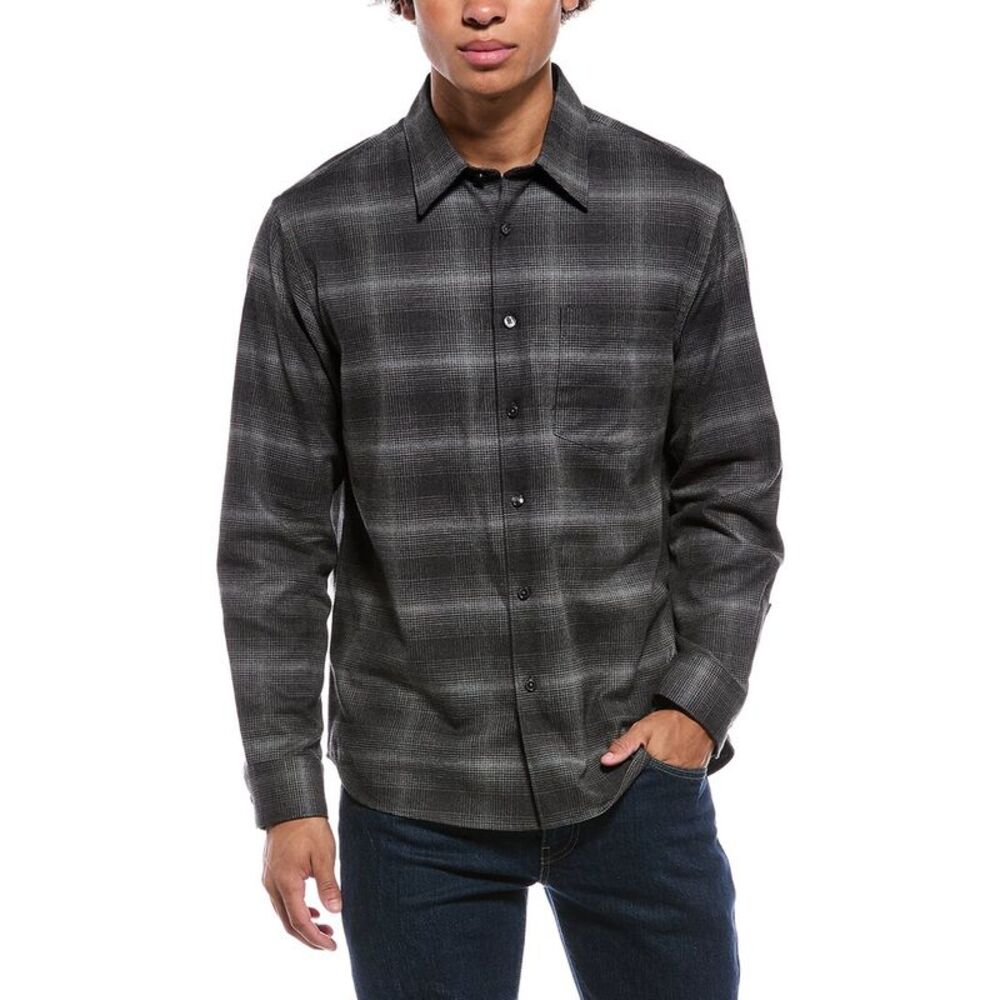 Theory Mens  Weekend Shirt, Grey